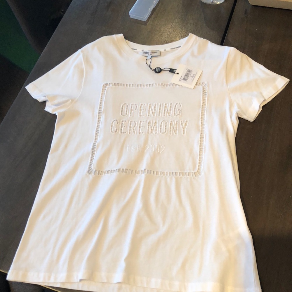 Opening ceremony white T-shirt
